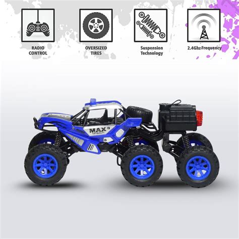 Spray Rock Crawler RC Car with 6 Wheels (Random Colours) – Kids Bestie