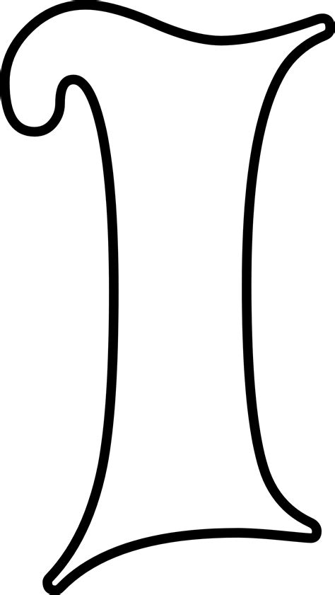 Printable cursive bubble letter i – Artofit