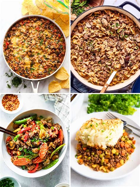 20 Tasty Low Calorie Ground Beef Recipes - Panfetti