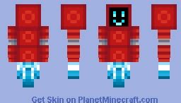 Red Robot Minecraft Skin 的图像结果