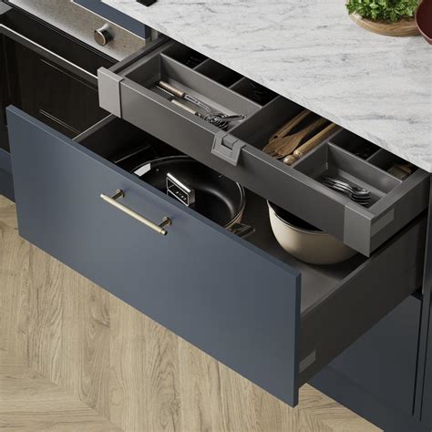 Image result for Howdens Blue Kitchen Units