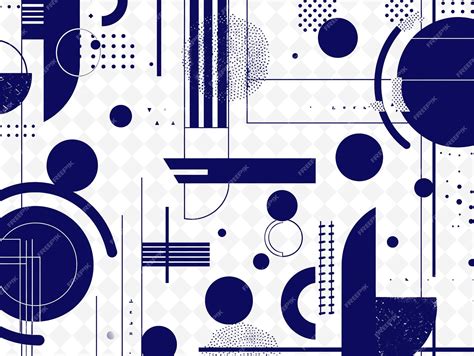 Premium PSD | Png Minimalist Frame Art With Abstract Geometric Shapes Border F Illustration ...