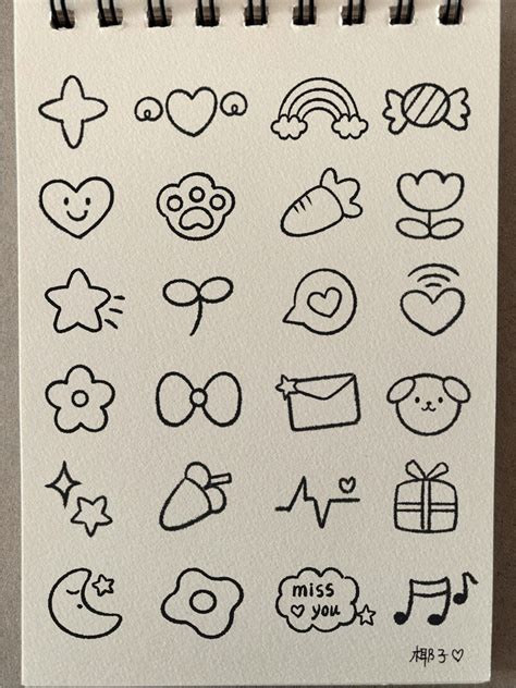 60 ideas de dibujos chiquitos para guardar hoy | lindos dibujos fáciles ...