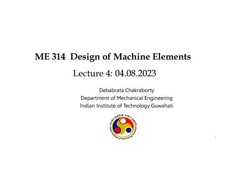 ME314 Lecture 4 04 08 2023 - - Studocu