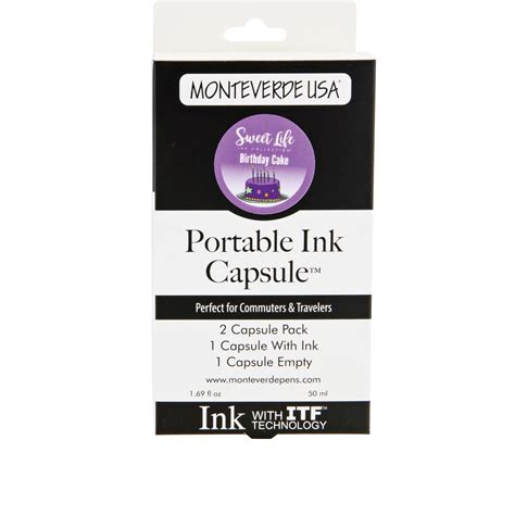 Monteverde Portable 50ml Ink Capsule, Birthday Cake – Makoba