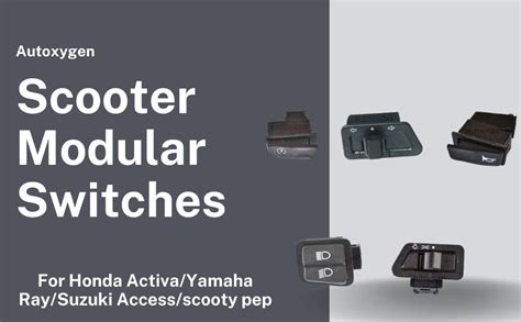 AUTOXYGEN Scooter Modular Switches with LED