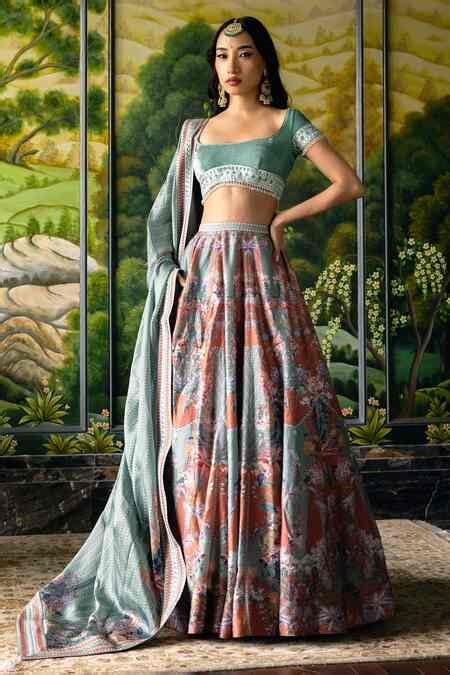 Buy Harmonia Printed Lehenga Set For Women by Falguni Shane Peacock ...