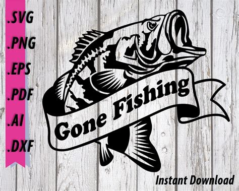 Gone Fishing Sign Printable - Educational Printable Worksheets