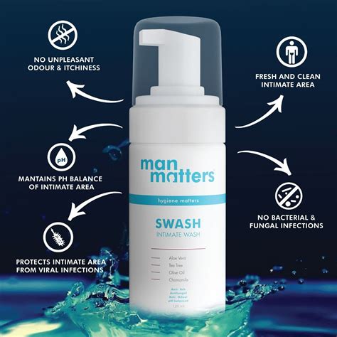 Man Matters Swash Intimate Wash, 120 ml Price, Uses, Side Effects ...