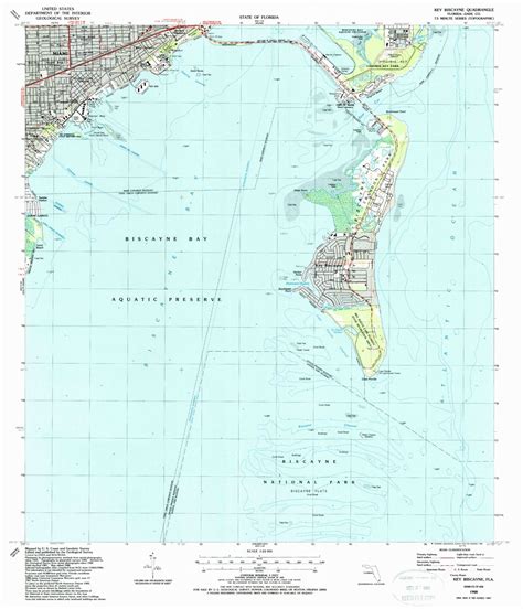 Image result for Key Biscayne Mean High Water Line Map