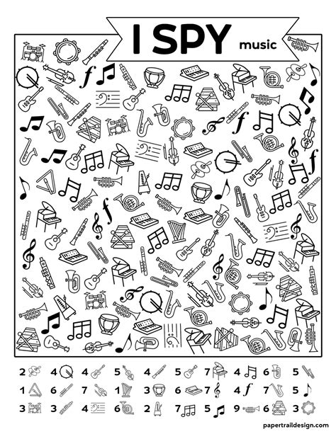I Spy Pages Printable - Printable Word Searches
