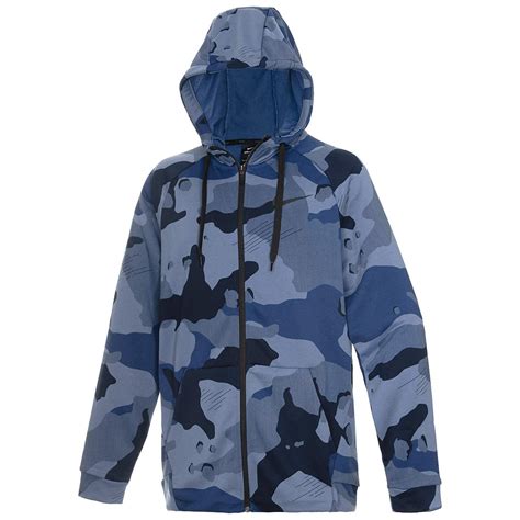 Buy Nike Men's As M Dry Fl Hd Fz CMO GFX Blue Zipper Hoodie XL (BV2719 ...