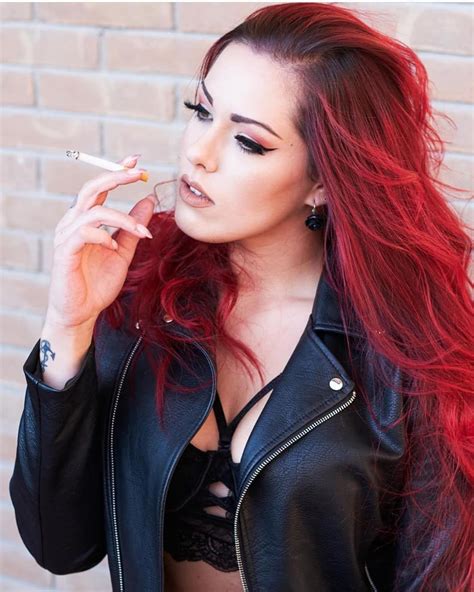 Pin by Aj B on Smoking hot | Women smoking, Girls with red hair ...