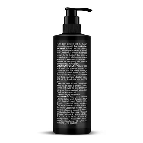 Beardo De-Tan Facewash for Men- 200ml | Beardo Coffee Face Wash