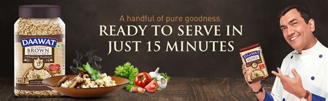 Daawat Brown, Cooks in 15-minute, Full Bran Intact, Fibre-Rich Basmati ...