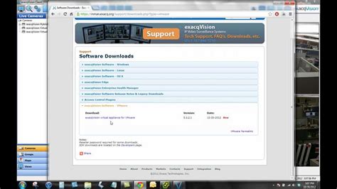 exacqVision User Setup 的图像结果