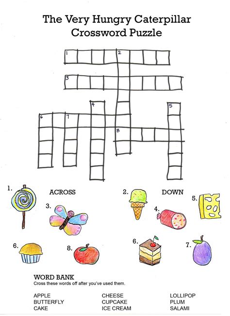 Crossword Puzzles Free Printable Easy