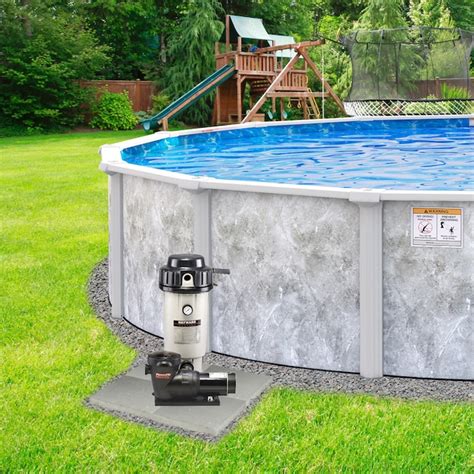 Hayward Perflex D.E. Pool Filter System with Pump W3EC50C93S at Lowes.com