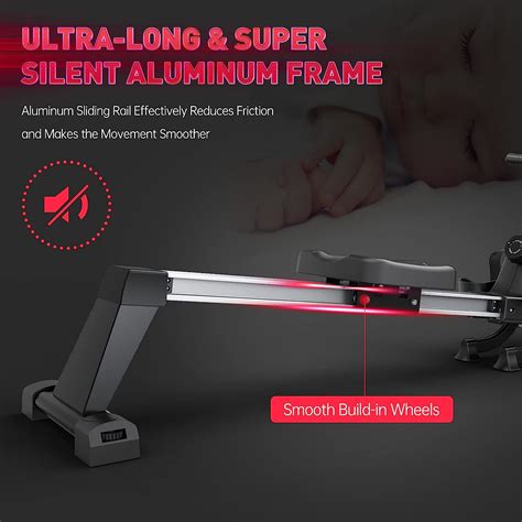 Buy JOROTO Magnetic Rower Rowing Machine with LCD Display 300LB Weight ...