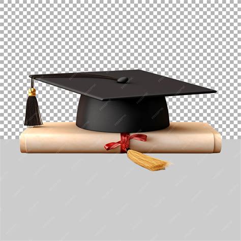 Premium PSD | Graduation Cap on Transparent Background Ai Generated