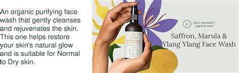 Juicy Chemistry Saffron, Marula & Ylang Ylang Face Wash, 100 ml ...
