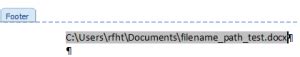 How to Add File Path in Word 的图像结果