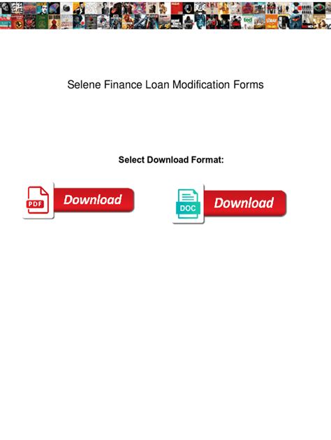 Fillable Online Selene Finance Loan Modification Forms. Selene Finance ...