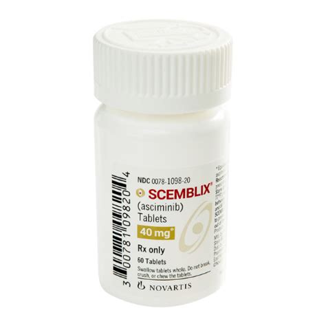 Buy Scemblix tablet online | Generic Name: Asciminib | 20 mg/40 mg