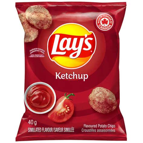 LAY’S KETCHUP CHIPS 40g – Canteen Canada