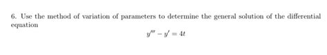 Image result for Method of Variation of Parameters