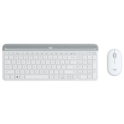 Logitech MK470 Slim Wireless Keyboard and Mouse Combo (White) - JB Hi-Fi