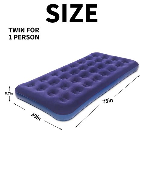 Dimensions Of Twin Bed Air Mattress TriTech Wave Beam Headboard Twin