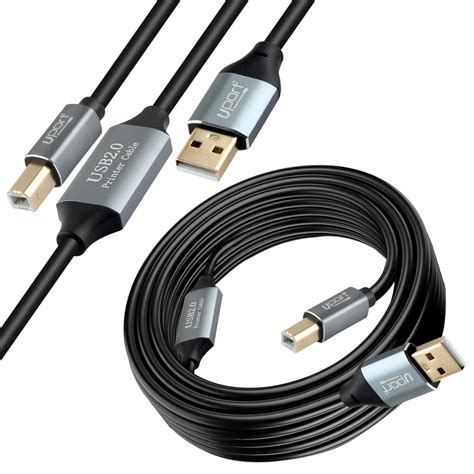 UPORT 10 Meter USB Printer Cable, USB A to Male To USB B 2.0 Active ...
