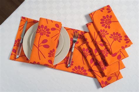 Buy ShalinIndia Dining Table Folded Cocktail Napkins 9 x 6 inch Bulk ...