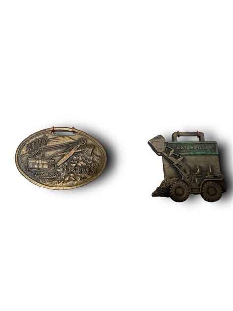 Vintage Rare Watch Fobs, Northwest, Caterpillar