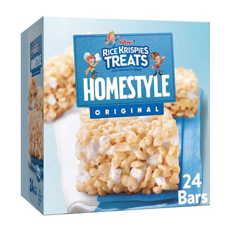 Amazon.com : RICE KRISPIES TREATS Homestyle Marshmallow Snack Bars ...