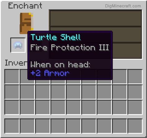 How to make an Enchanted Turtle Shell in Minecraft
