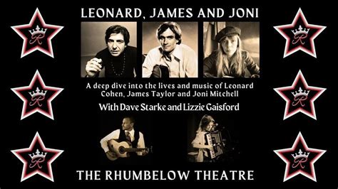 LEONARD, JAMES AND JONI , Rhumbelow Theatre - Northlands, Durban North ...