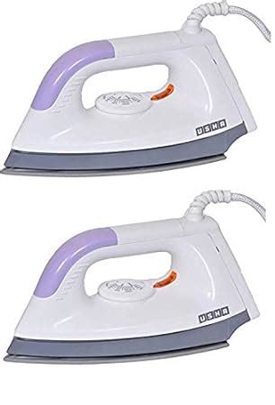Buy USHA EI 1602 1000 W Poly Teflon Coated Non-Stick Dry Iron - Pack of ...