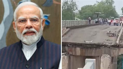 PM Modi Announces ₹2 Lakh Ex-Gratia For Vadodara Bridge Collapse ...