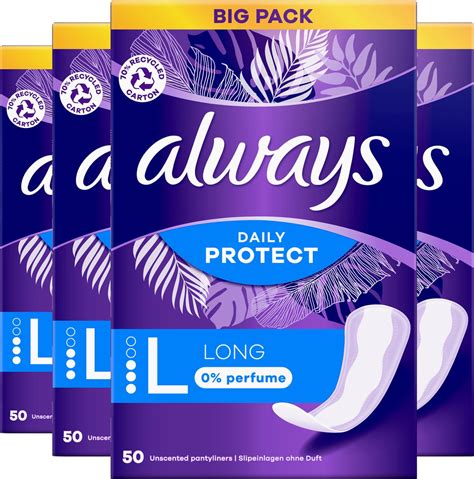 Always Daily Protect - Long - 0% Parfum - Inlegkruisjes ...