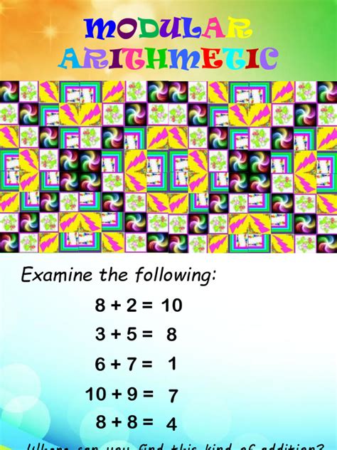 Modulo Arithmetic 的图像结果