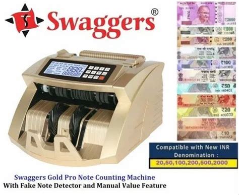 Cash Counting Machine - Swaggers Mix Note Value Counter (Black Platinum ...