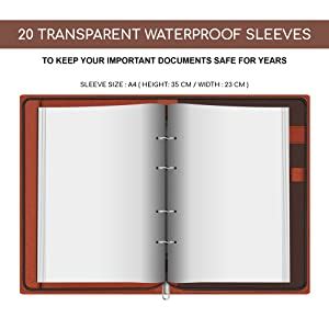 FEDUS Document File Folder Certificate Foolscap Size(Bigger Than A4 ...