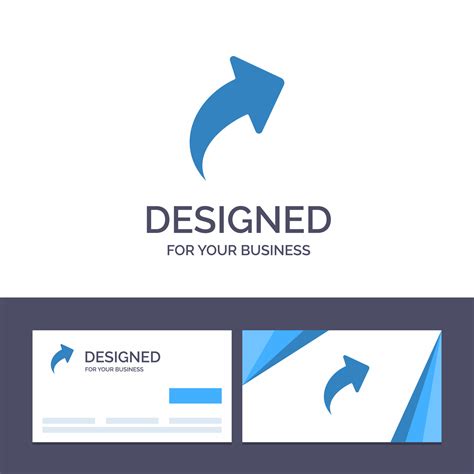 Creative Business Card and Logo template Arrow Up Direction Right Vector Illustration 15059843 ...