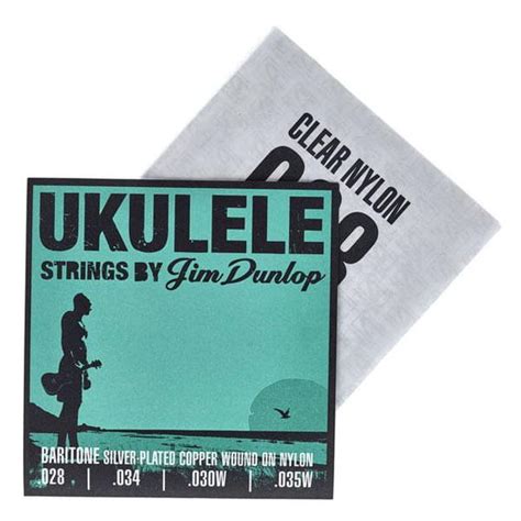 Dunlop Silver-Copper Wound Nylon Baritone Ukulele Strings – BAJAAO.COM