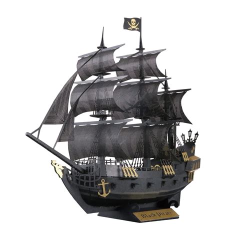 Buy nanoblock NAN-PN124 Black Pirate Ship Building Set Online at ...