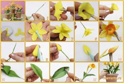 Image result for 3D Polymer Clay Flower Tutorials