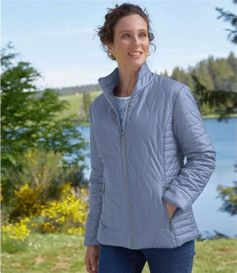 Women's Blue Lightweight Quilted Jacket | Atlas For Men