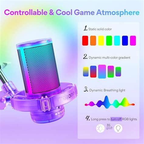 Microphone Maono | MAONO DGM20S USB Gaming Microphone with Noise ...